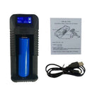 2X(Single Slot Led Screen Battery Charger Usb Smart Rechargeable for Aa/Aaa