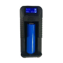 2X(Single Slot Led Screen Battery Charger Usb Smart Rechargeable for Aa/Aaa