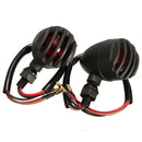 Pair Turn Signal Bullet Blinker Red Indicator Light for Harley Honda Yamaha Ducati Kawasaki