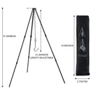 Portable Hanging Pot Outdoor Camping Picnic Cooking Tripod Durable Bonfire