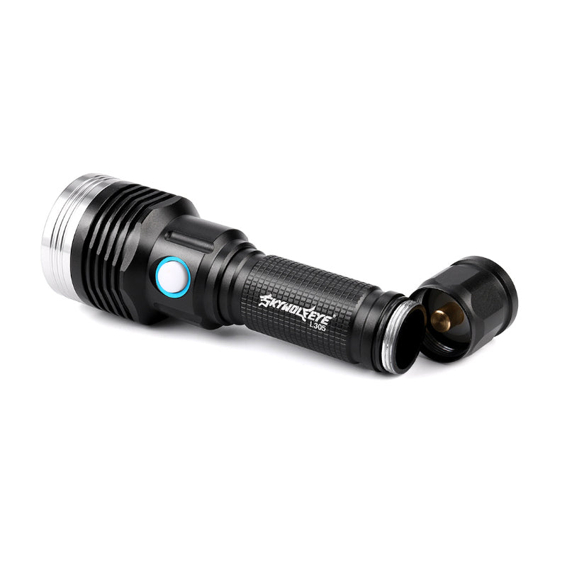 SKYWOLFEYE L305 18650 Battery Flashlight 5 Modes 1000 Lumens LED Work Light USB Rechargeable Emergency Lantern