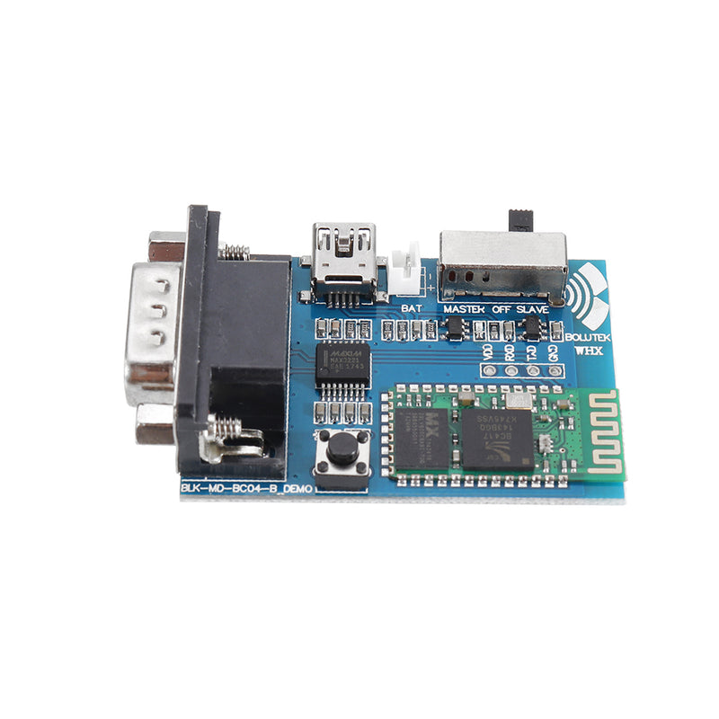 RS232 Bluetooth Serial Adapter Board Communication Master Slave 2 Modes Mini USB Bluetooth Serial Port Profile Module 5V