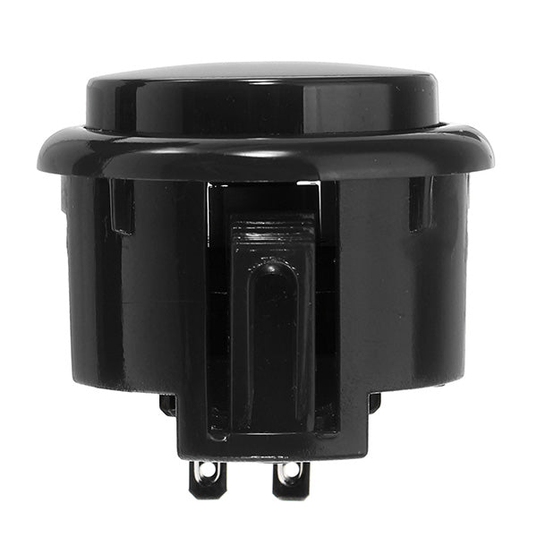 10Pcs Black 30mm Push Button for Arcade Game Joystick Controller MAME