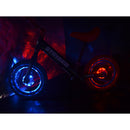 7 Color USB LED RGB Wheel Hub Light Rechargeable Waterproof Bicycle Safety Lights Bike