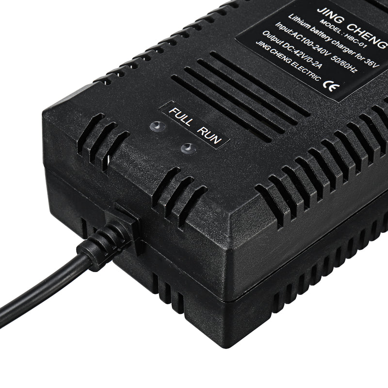 36V Lithium Battery Charger 42V 1.6A Output plug 1+ 3- For Bicycle E-bike