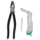 Flat Nose Pliers with Adjustable Screw High Carbon Steel Clamp Clip Pliers