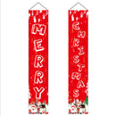Merry Christmas Porch Banner Christmas Outdoor Decorations For Home Hanging