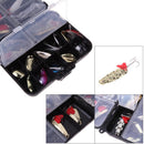 37Pcs/Set Metal Spoon Fishing Lure Kits Spinning Fishing Lures with Box Fis