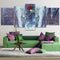 5Pcs Set Rose Modern Canvas Print Paintings Wall Art Pictures Home Decor Unframed