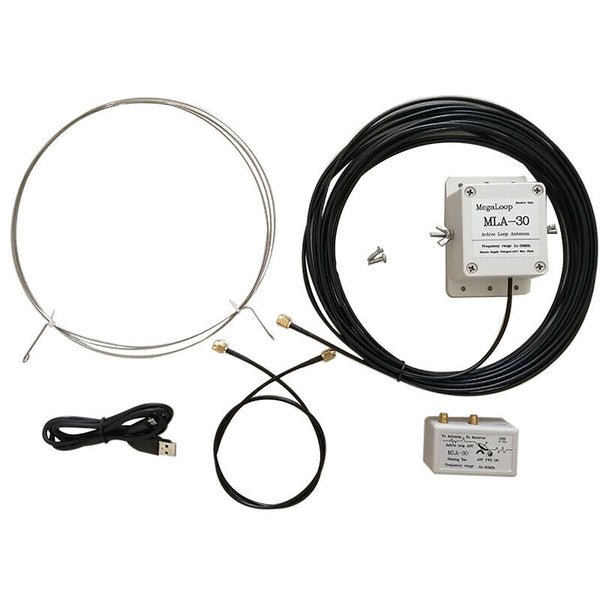 MLA-30 Loop Antenna Active Receiving Antenna 100kHz-30MHz for Short Wave Radio
