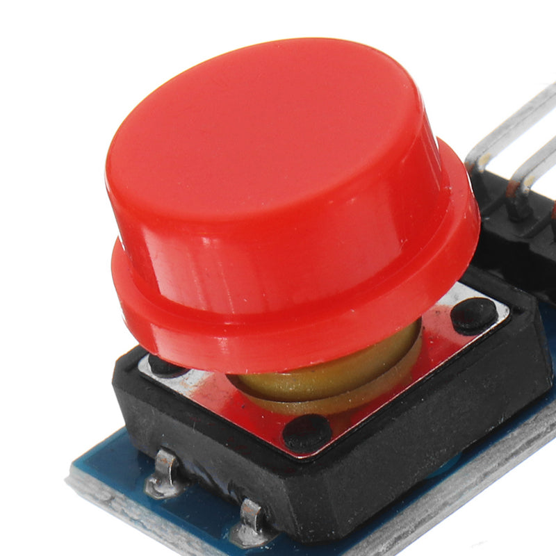 10pcs Big Key Module Push Button Switch Module With Hat High Level Output Electronic Switch Module