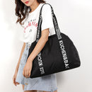 Casual Tote Women'S Shoulder Tote Nylon Large Capacity Ladies Bag Letter Sh