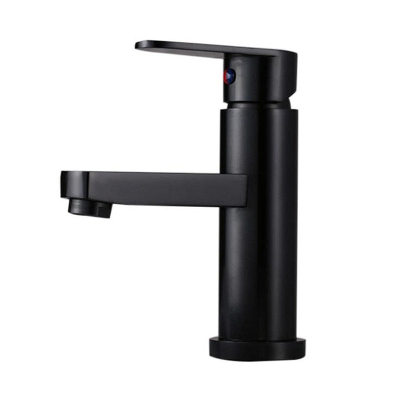 Space Aluminum Kitchen Bathroom Single Hole Faucet Cold And Hot Basin 360 Rotating Mixer Tap