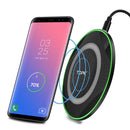 TOPK 10W 5W Wireless Charger Charging Pad With LED Light For iPhone XS MAX XR Note 9 S9 Xiaomi Mix 3