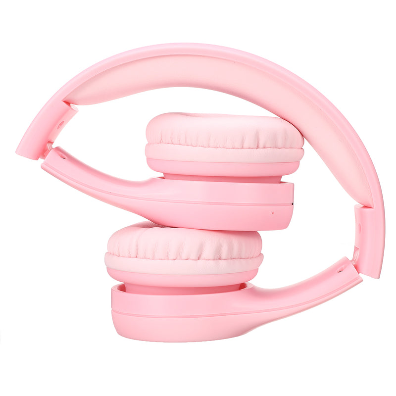 Wireless bluetooth Kids Childs Headphone Soft Foldable Portable Stereo Music Headset with Mic