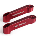 MOTOWOLF 8mm CNC Mirrors Riser Extender Adaptor Aluminum Motorcycle Bracket