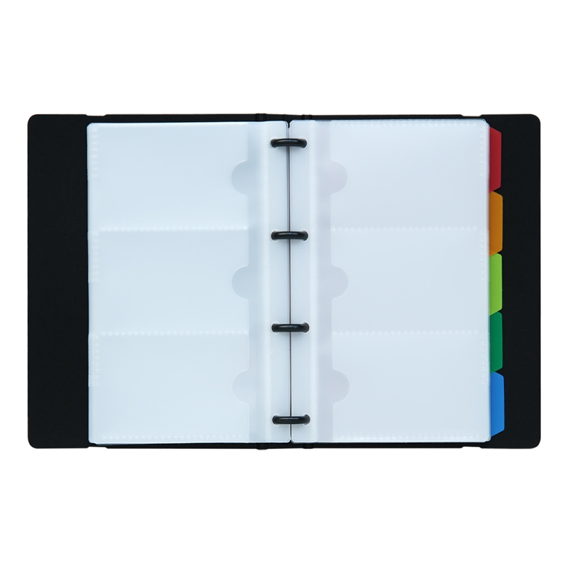 XIAOMI Ecosystem Deli 5778 Loose-leaf Business Card Holder Easy To Classify and Install Desktop Name Card ID Card Storage Booklet Organizer