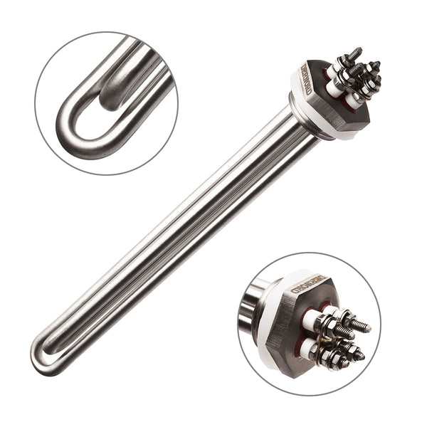 240V 2400W Stainless Steel Water Heating Element Electric Water Heater Boiler