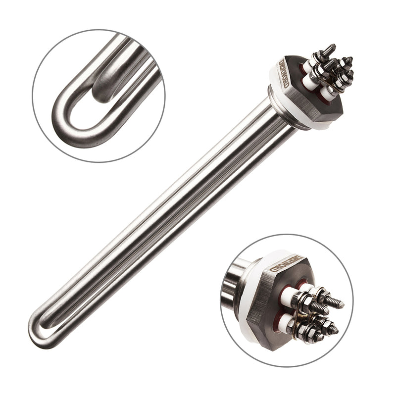 240V 2400W Stainless Steel Water Heating Element Electric Water Heater Boiler