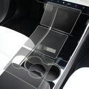 3Pc Car Center Console Protective Film Transparent Film Stickers for Tesla  D3I5