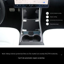 3Pc Car Center Console Protective Film Transparent Film Stickers for Tesla  D3I5
