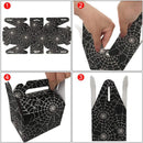 50Pcs Halloween Favor Candy Boxes Spider Web Treat Bags for Halloween Party