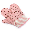 1pc Kitchen Oven Mitts Heat Resistant Microwave Insulated Glove for Cooking Baking BBQ Pot Holder