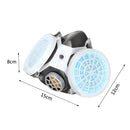 Rubber Dustproof Half Mask Industrial Spray Paint Dust Riding Anti-fog PM2.5 Mask