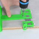 Adjustable Punch Locator Drill Guide Sleeve Cabinet Hardware Jig Ruler Woodworking Tool Kits