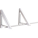 Wall Mounted Solid Aluminium Double Clothes Drying Hanger Foldable Laundry