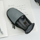 Jordan&Judy JJ-YD0007 Vertical Mesh Pencil Case Pen Holder Office Student Nylon Pencil Bag Mesh Storage Organizer Pencil Zipper Case School Supplies