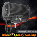 2Pcs 5 Inch 72 W Led Lamp Lights Bar Fog Lights Waterproof Driving Work Lig P8I8