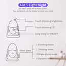 Night Light for Kids, Bedside Lamp & Shake Shake Egg Baby Toys Lamp with Dy