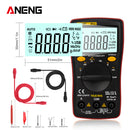 ANENG M11 Auto Digital Multimeter Backlight 6000 Counts AC/DC Transform Ohm Ammeter Resistance Battery Capacitance Temperature Test with Lead Set