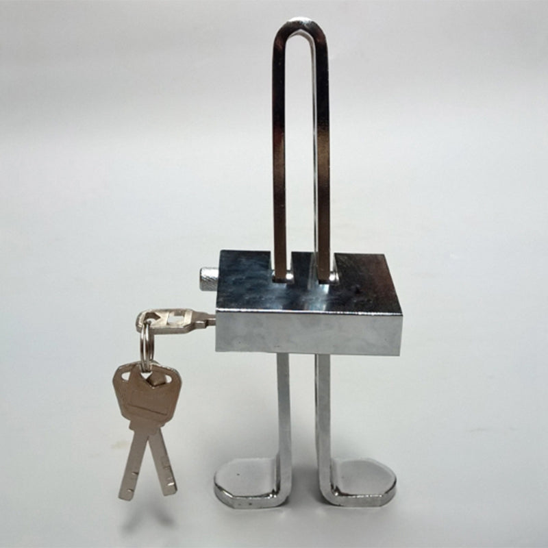 Auto Brake Clutch Pedal Lock Stainless Steel Anti-Theft Device Strong Secur K4Q1
