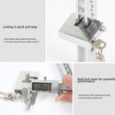 Auto Brake Clutch Pedal Lock Stainless Steel Anti-Theft Device Strong Secur K4Q1