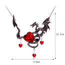 European Andamerican Jewelry Gothic Dragon Gem Jewelry Halloween Necklace CrC5M3