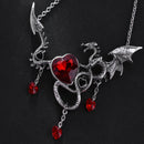European Andamerican Jewelry Gothic Dragon Gem Jewelry Halloween Necklace CrC5M3