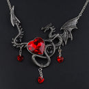 European Andamerican Jewelry Gothic Dragon Gem Jewelry Halloween Necklace CrC5M3