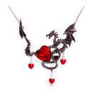 European Andamerican Jewelry Gothic Dragon Gem Jewelry Halloween Necklace CrC5M3