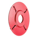 Four-tooth Arc Wood Carving Disc Tool Milling Cutter for 22mm Angle Grinder