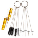 New Airbrush Cleaning Pot Stabilizer Glass Jar Bottles Holder Paint Station Filter Repair Tool