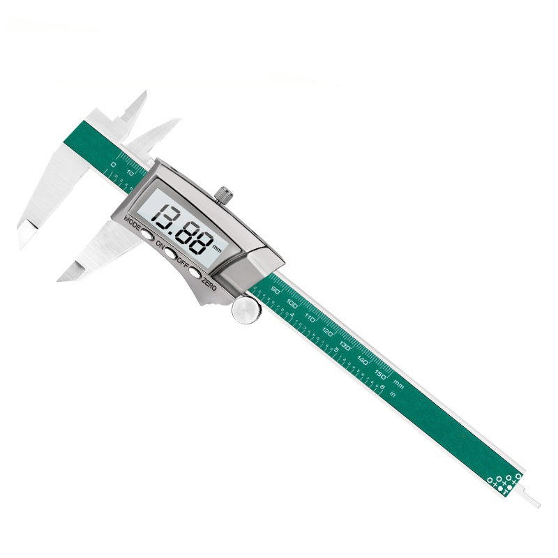DANIU Digital Display Stainless Steel Caliper 0-150MM 1/64 Fraction / Inch / Millimeter IP54 Waterproof