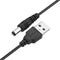 USB Port to 5.5mm / 2.1mm 5V DC Barrel Jack Power Cable Connector