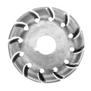 Drillpro 65mm Wood Carving Disc 12 Teeth 16mm Bore Wood Shaping Disc Grinder Disc for 100/115 Angle Grinder Woodworking Tool