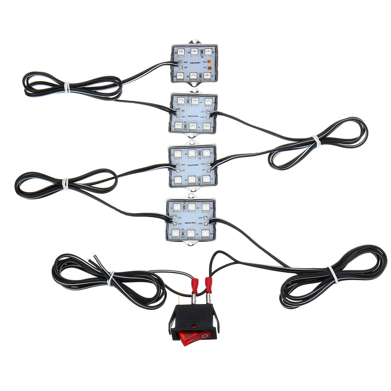 8pc 12V 5050 6000K SMD 48LED Waterproof Truck Bed Light Kit  For Chevy Dodge GMC Pickup