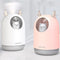 300ML USB Pets Air Humidifier LED Luminous Fine Fog Cool Steam Essential Oil Diffuser For Car Room