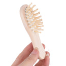 Mini Wooden Hair Vent Brush Brushes Hair Care and Beauty Spa Massager Massa