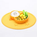 Table Mat Baby Chick Dishes Silicone Plate Suction Tray Anti Slip Mini Mat  N4F3