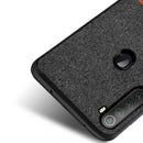 Bakeey Luxury Fabric Splice Soft Silicone Edge Shockproof Protective Case For Xiaomi Redmi Note 8